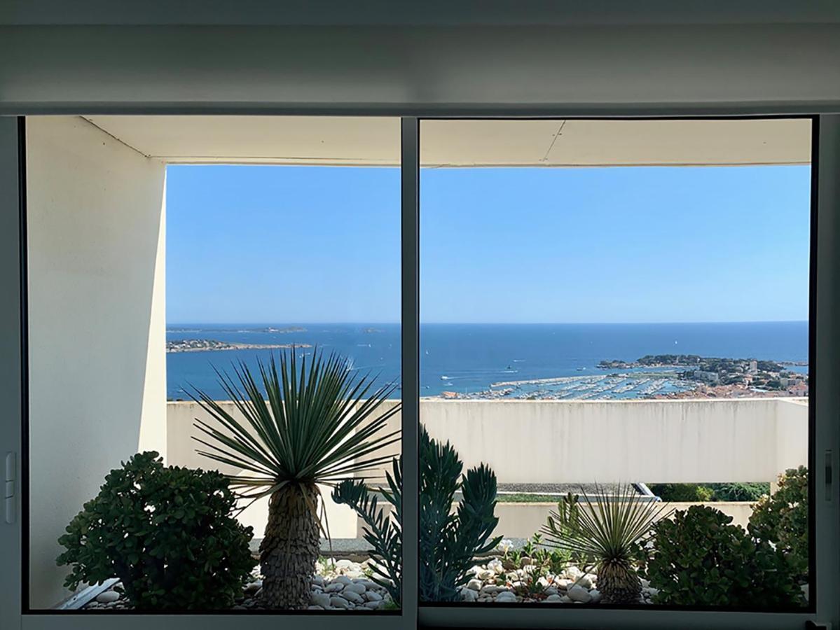 Design Apartment - Pool, Large Terrace And Panoramic Views Of Mediterranean Bandol Esterno foto