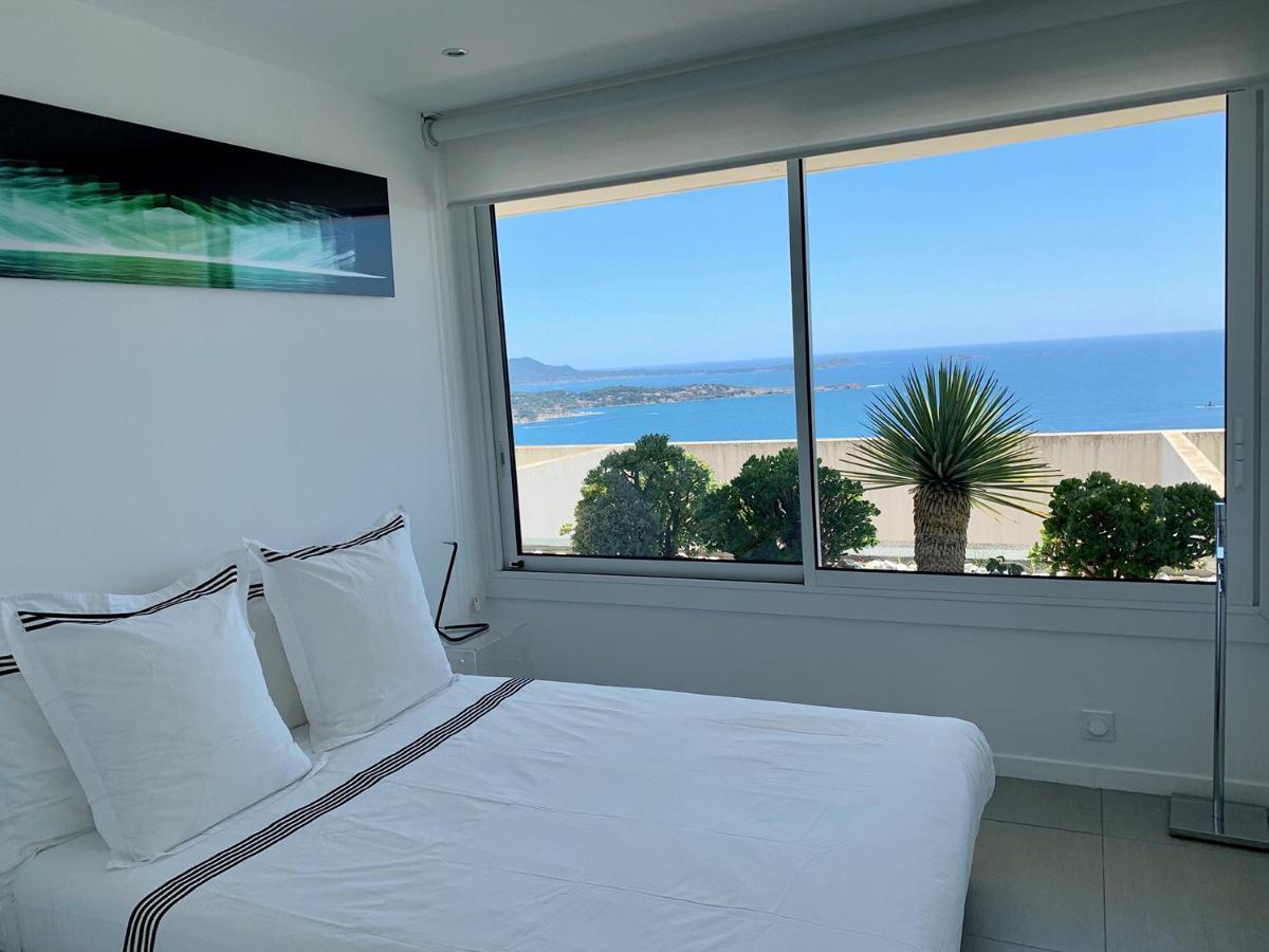 Design Apartment - Pool, Large Terrace And Panoramic Views Of Mediterranean Bandol Esterno foto
