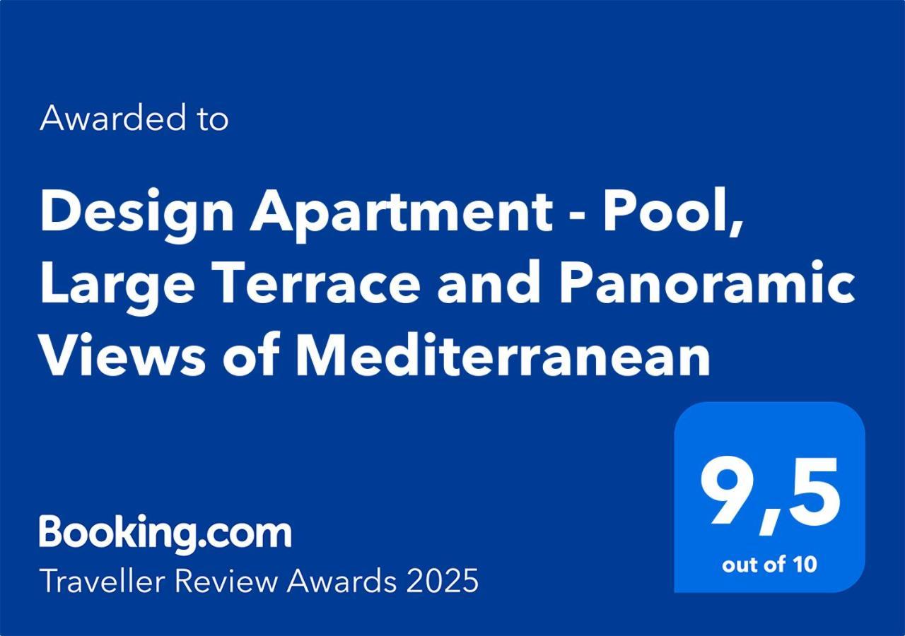 Design Apartment - Pool, Large Terrace And Panoramic Views Of Mediterranean Bandol Esterno foto